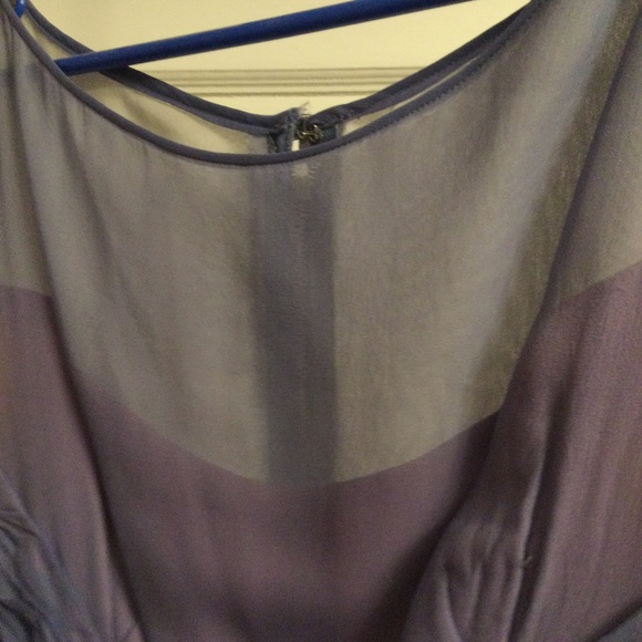 Stunning Vintage 1950s Dress in Periwinkle - Picture 3 of 11